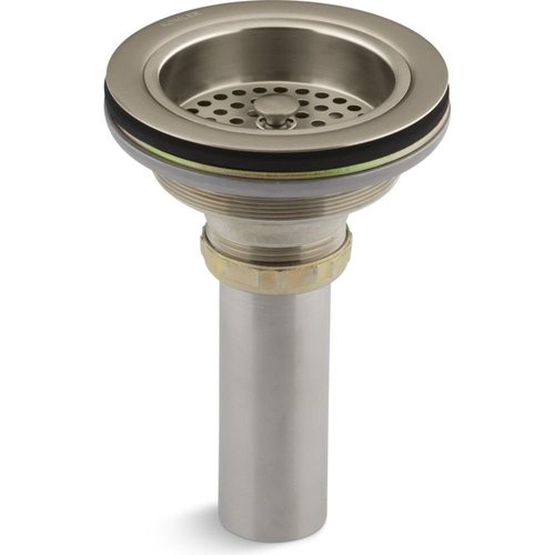 KOHLER K-8801-BV Duostrainer Sink Strainer, Vibrant Brushed Bronze,1.5"