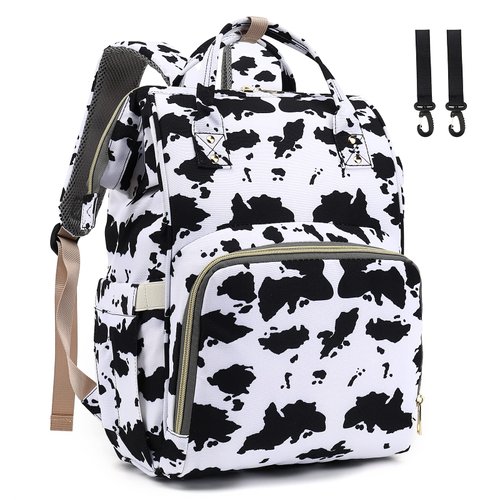 NaOHshp Diaper Bag Backpack for Mom Dad, Maternity Changing Bag Diaper Backpack with Stroller Straps