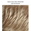 Perk Avg Cap Color G20+ Wheat Mist - Gabor Wigs 4" Short Spiky Smooth Classic Cut Flexlite Synthetic Personal Fit Cap Textured Layers Bundle MaxWigs Hairloss Booklet