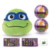 MiraBall Teenage Mutant Ninja Turtles Mystery Expandable Maxi Plush to UNbox, Collectible Squishy and Soft Plush with 4 Surprise, Limited Edition, Great Toy Gift for Kids Aged 3+ (2-Pack)