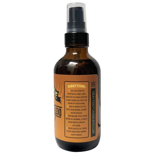 Grave Before Shave Viking Blend Beard Oil 4 oz. BIG BOTTLE