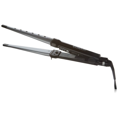 Conair Titanium Tourmaline Split Barrel Conical Multi-Functional Flat Iron, Waver and Wand