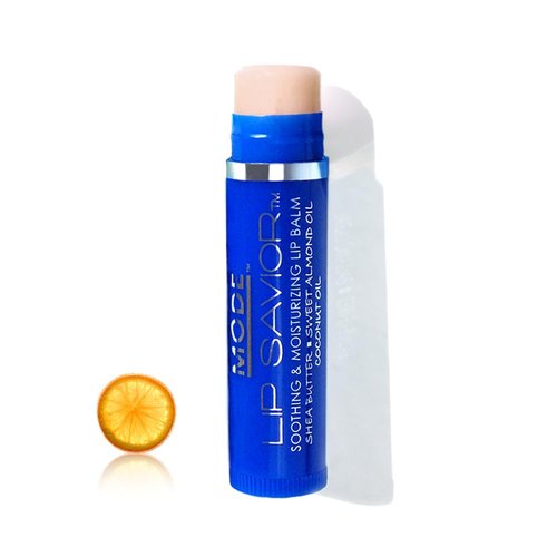 Mandarin Orange Lip Balm, MODE Lip Savior - Flavored, Vegan, Cruelty Free, Soothing Moisturizing Conditioning, Natural Skincare Sweet Almond, Organic Shea Butter, Coconut Oil, Made in USA