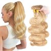 24 26 28 inch Honey Blonde Bundles Blonde Human Hair Bundles P27/613 Body Wave Human Hair Bundles Two Tone Blonde Mixed With Honey Blonde Bundle Human Hair Extensions
