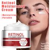 2PCS Retinol Face Moisturizer Cream,Hydrating Retinol Cream for Face with Hyaluronic Acid,Oil Control Long Lasting Moisturizing Day & Night Firming Collagen Facial Cream for Women & Men