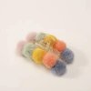 Colorful Plush Hair Claw Clips, Fluffy Banana Jaw Hair Clips - Thick Non-Slip Hair Barrettes and Accessories for Girls