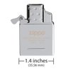 Zippo 65826 Butane Lighter Insert - Single Torch, Chrome