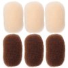LALAFINA 6Pcs Hair Base Sponge Bump Up Hair Clips Sponge Volume Hair Insert Hair Bump Up Comb Clip Hair Increasing Clip for Women DIY Hair Style