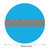 Oudain Cars Birthday Party Supplies Racing Party Decorations Round Racing Tablecloth Checkered Flag Table Covers Road Plastic Table Cloth, 1950s Disco Dancing Party Tablecloth (Light Blue,3 Pcs)