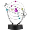 CHANGSHUN Electronic Perpetual Motion Battery Operated Home Office Desk Ornament (Solar System)