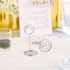 40 Pcs Table Number Holders Place Card Holder, 3.3 Inch Picture Holders for Tables Name Cards Photo Menu Memo Clips Sign, Ideal Table Number Stands for Wedding, Birthday Anniversary Party, Restaurant
