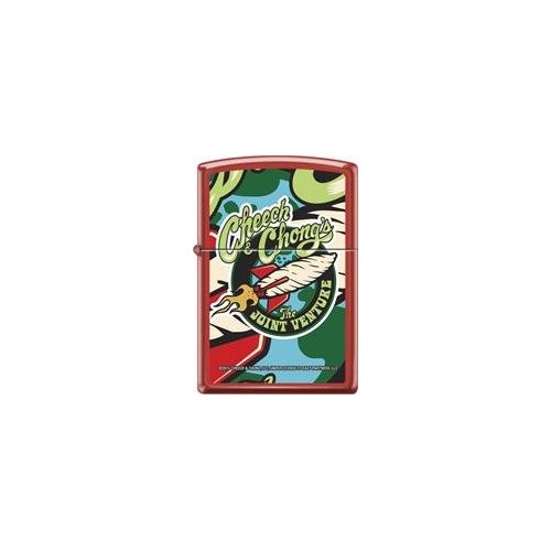 Cheech & Chong - Joint Venture - Red Matte Zippo Windproof Lighter