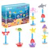 Coola Sea Animal Craft Kit Set for Preschool Kids - Educational Marine Life Kit with Felt & Wood for Ages 3-8, Fun & Easy DIY Activity for Boys & Girls, Pack of 6