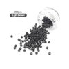 Medsuo 200pcs Silicone Lined Nano Rings Beads Links for Nano Tip Hair Extensions Nano Beads 3.0mm(OD) 1.0mm(ID) 2.0mm(L) 5 Color Optional - Dark Brown