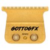 FX707Z Replacement Blades for All BaBylissPRO FX787 & FX726 Trimmers, GOTTOG Zero-Gapped Replacement Blades Compatible with BaByliss Trimmer Blades (FX707Z) - Gold