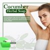 HERBOGANIC Cucumber Herbal Soap | Natural Bar Soap for Face and Body | Nourishing and Revitalizing | Gentle for Men and Women| 5 Oz (Pack of 3)…