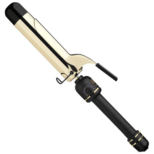 HOT TOOLS 24K GOLD EXTENDED BARREL SPRING CURLING IRON - 1.5"