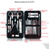 Manicure Set Nail Clippers Pedicure Kit 20 Pieces Stainless Steel Manicure Kit, Professional Grooming Kits, Nail Care Tools with Travel Case