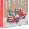 Hallmark 6" Small Rustic Christmas Gift Bag Bundle (6 Bags: Red Truck, Tis the Season," Red and White Plaid) for Gift Cards, Teacher Presents, Holiday Party Favors