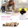 Cat Toy Interactive Automatic, Motion Activated Laser Toy for Indoor Cats/Dogs/Kitten/Kitty, USB Rechargeable, Auto On/Off, Fast and Slow Random Pattern, Silent Pet Laser Pointer Toy (P08)