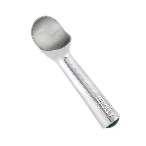 Zeroll Original Ice Cream Scoop Unique Liquid Filled Heat Conductive Handle Simple One Piece Aluminum Design Easy Release Made in USA, 2.5-Ounce, Silver