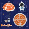 Jerify 48 Sets Mini Astronaut Paratroopers with Parachutes Flying Toy Space Party Favors Astronaut Goodie Bag Stuffers Need Assembly Required Flying Gifts for Boys Outdoor