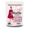 Lady Balls Bath Bombs - Funny Vintage Model Design - XL Bath Fizzers for Women - Giant, Pink, Handcrafted, 2 pk