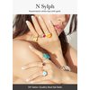 ohora Semi Cured Gel Nail Strips (N Sylph) - White, French, Works with Any UV/LED Nail Lamps, Salon-Quality, Easy to Apply & Remove - Christmas Gel Nail Wraps, Stickers, Christmas Stockings
