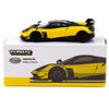 Tarmac Works Huayra BC Giallo Limone Yellow and Black Global64 Series 1/64 Diecast Model Car T64G-TL014-YL