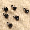 100Pcs Black Plastic Safety Eyes with Washers, Craft Eyes, for Crochet, Puppet, Plush, Stuffed Animals Making, 12mm