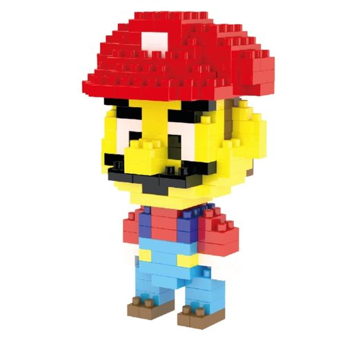 PIXOLAND New Super Cute Mini Building Blocks Hero Sets Cute Micro Mini Hero Building Bricks for Adults Micro Nano Bricks Perfect Party Favors for Teenagers. Saltarin 160 pcs P10006