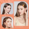 Medoca 6 Pcs No Crease Hair Clips - Creaseless No bend Hair Clip for Styling- Makeup Hair Clips for Women and Girls - Flat Hair Clips for Bangs Hair styling Salon Skincare Clips - Colorful