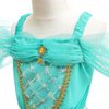 Dressy Daisy Toddler Girls 2 pieces Arabian Princess Fancy Dress Up Costumes for Halloween Party with Top and Pants Size 7-8