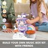 Oichy Music Box Building Toys, Little Witch DIY Music Box Kit for Kids, Fairy Tale Series Building Blocks Set Educational Toys Birthday Gift for Adults Girls Boys Ages 8+(316 PCS)