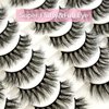 14 Pairs Short Mink Lashes Natural Look, 3D Wispy 12-18mm Cat-Eye Faux Mink Lashes Fluffy, Natural Wispy False Eyelashes Pack by Heracks (XK03)