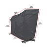 Exercise Bike Cover, Upright Indoor Cycling Protective Cover and Oxford waterproof fabric are the ideal choice for indoor and outdoor use （black）