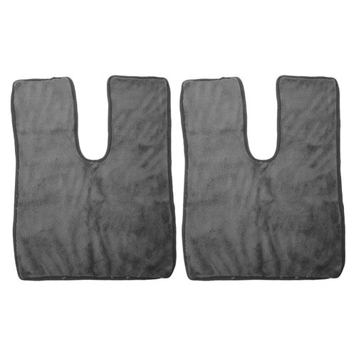 minkissy Facial Towels for Estheticians Soft, 2pcs Spa Towels for Facial Massage Towels Spa Facial Towels for Face Professional Esthetician Equipment Facial Towels Dark Grey