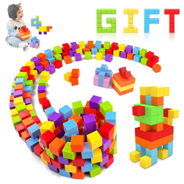 Bestdin Magnetic Blocks for Kids Ages 4-8, 90PCS Magnetic Building Blocks Magnet Blocks, Classroom Must Haves Toddler Sensory Toys, Magnetic Toys for Age 3+ Boys Girls Gifts