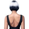 Bobbi Boss 6" HD Lace Part Wigs - MLF640 MATILDA, Short Bob Hair wigs with Baby Hair, High Heat Resistant Wigs (TDT1B/ORNG)