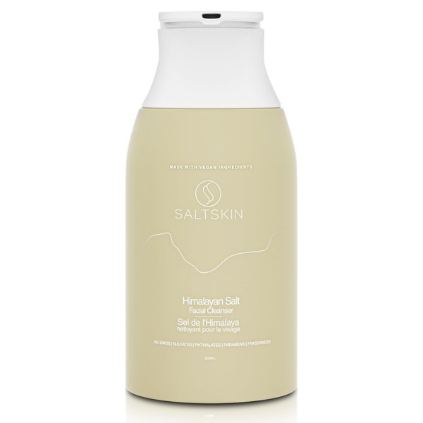 Himalayan Salt Facial Cleanser with Vitamin E and Tea Tree Oil, Moisturizing and Hydrating Face Wash for Normal to Combination Skin, Deep Cleansing Face Cleanser To Balance Skin pH, Vegan 300ml