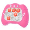 Byserten Handheld Game Toy for Kids Age 6-12, Sensory Fidget Toys for Kids 8-12, Birthday Gifts for 6 7 8 9 Year Old Girls & Boys & Teens -Dark Pink