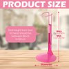 Yaocom 12 Pcs Doll Stand Action Figure Stands with Expandable Waist Wire for 8" to 12" Dolls and Action Figure(Rose Red)