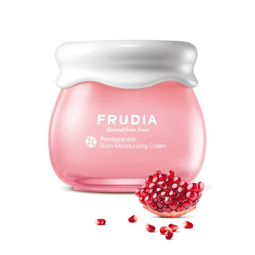 FRUDIA WELCOS Pomegranate Nutri-Moisturizing Face Cream | Facial Moisturizer for Skin Firmness & Vitality Korean Skin Care Face Moisturizer Cream w/Adenosine, Pomegranate & Fruit Seed Oil 1.85 fl oz