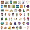 Stardew Valley Stickers 52PCS Stardew Valley Poster Stardew Valley Merch Cartoon Aesthetics Vinyl Waterproof Stickers for Laptop, Water Bottle, Skateboard, Scrapbooking,Phone for Kids Teens Adult