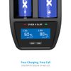 Smart Fast Battery Charger XTAR Over 4 Slim 12V 4.1A w/LCD Display for Rechargeable Batteries Li-ion/IMR/INR/ICR 18650 18700 20700 21700 22650 26650 (Black)
