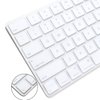ProElife Ultra Thin Silicone Keyboard Protector Cover Skin for Apple iMac Magic Keyboard & Magic Keyboard 2 (WITHOUT Numeric Keypad, U.S Version, Model: MLA22L/A--A1644) (Transparent)