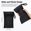 Travel Soap Saver Bag 3 Pcs Soap Pocket Exfoliating Soap Saver Pouch Rough Mesh Bar Soap Bags for Shower, Body Foam Scrubber Exfoliating Shower Sponge - Black