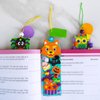 Winlyn 36 Sets Halloween Craft Kits Halloween Crafts Holiday Fall Kids Crafts DIY Halloween Bookmarks Art Sets Bats Monster Ghost Foam Stickers Arts and Crafts for Kids Classroom Activities