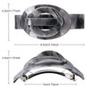 CROWN GUIDE French Hair Clips Acrylic Hair Claw Clips for Thin Hair Flat Hair Clips Cute Decorative Banana Clips Hair Barrettes for Styling Hair Accessories for Women and Girls Grey White