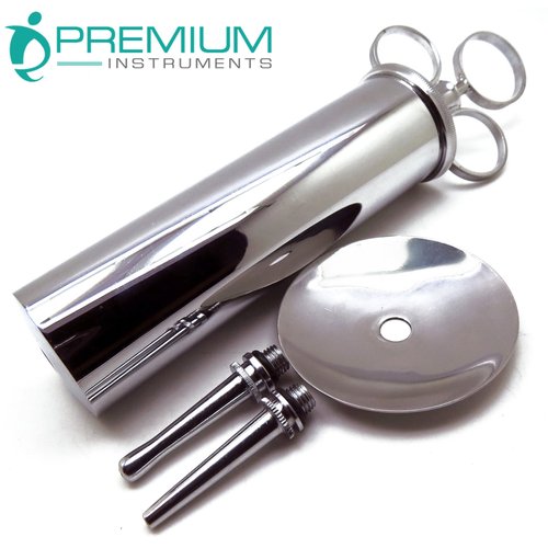 PREMIUM INSTRUMENTS Ear Enema Syringe 8 oz Ear Cleaning Veterinary Instruments